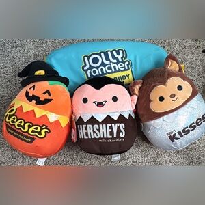 Hershey Squishmallows Halloween editions with tags